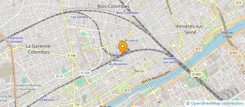 localisation de l'entreprise MADAME ELIZABETH VALLAJO à COURBEVOIE