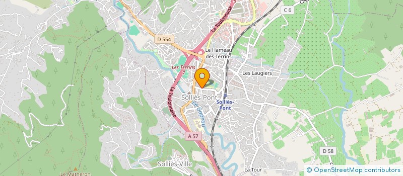 localisation de l'entreprise MADAME ELIZABETH VENSLOVAITIS  SOLLIES-PONT