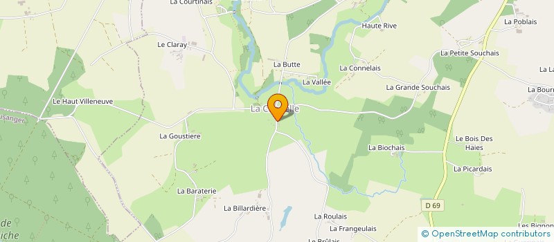 localisation de l'entreprise MADAME ELIZABETH VEYRAT  SAINT-AUBIN-DES-CHATEAUX