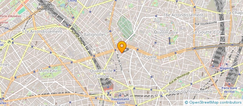 localisation de l'entreprise MADAME ELIZABETH WARNER  PARIS