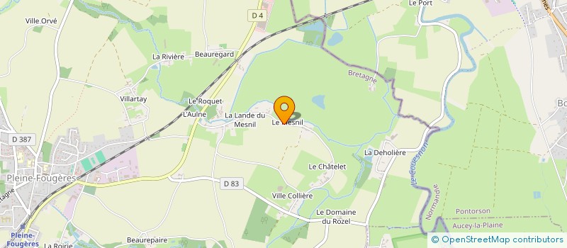 localisation de l'entreprise MADAME ELIZABETH WATT  PLEINE-FOUGERES