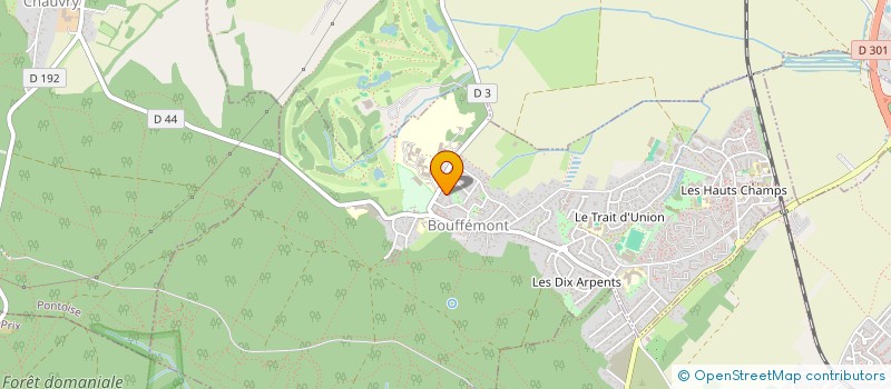 localisation de l'entreprise MADAME ELIZANA RIBEIRO  BOUFFEMONT