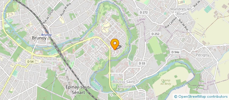 localisation de l'entreprise MADAME ELIZANGELA AFONSECA LOPES  EPINAY-SOUS-SENART