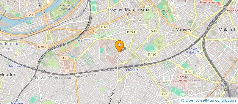 localisation de l'entreprise MADAME ELIZAVETA KHARITONOVA à ISSY-LES-MOULINEAUX