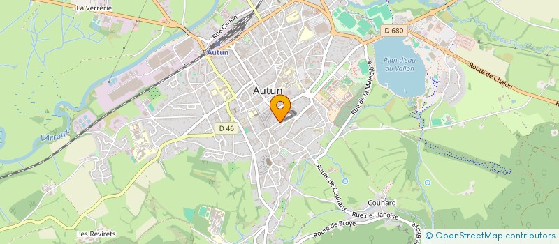 localisation de l'entreprise MADAME ELIZE MC NAMARA à AUTUN