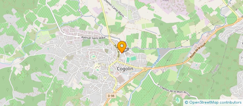 localisation de l'entreprise MADAME ELIZE MOISAN  COGOLIN