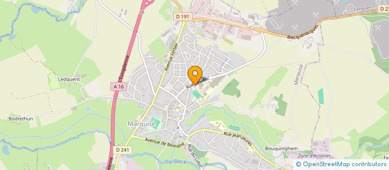 localisation de l'entreprise MADAME ELKE BATZLEN  MARQUISE