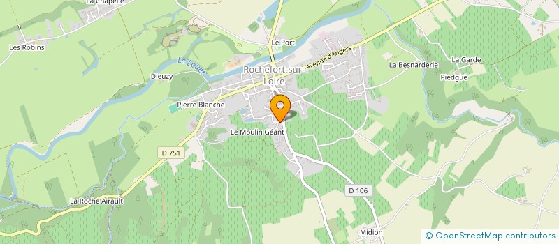 localisation de l'entreprise MADAME ELKE BUHSE à ROCHEFORT-SUR-LOIRE