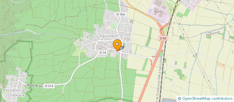 localisation de l'entreprise MADAME ELKE FRANKENBERGER  EGUISHEIM