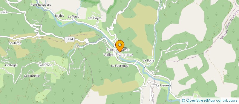 localisation de l'entreprise MADAME ELKE GANGL à STE CROIX VALLEE FRANCAISE