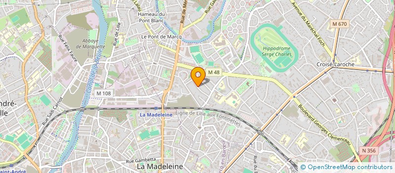 localisation de l'entreprise MADAME ELKIA HADDAR à MARCQ-EN-BARŒUL