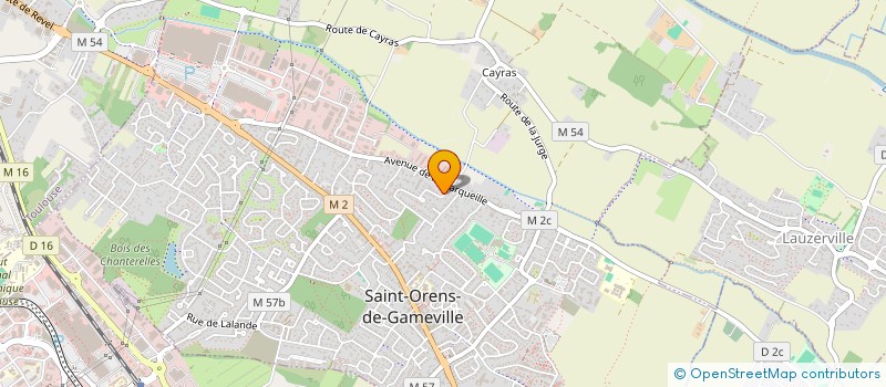 localisation de l'entreprise MADAME ELLA GODFREY à SAINT-ORENS-DE-GAMEVILLE
