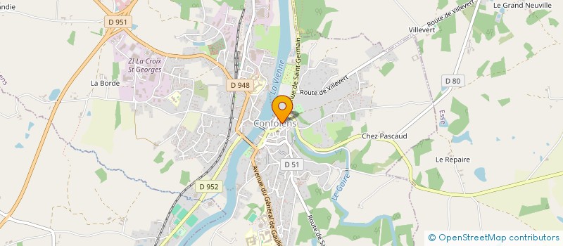 localisation de l'entreprise MADAME ELLA-MARIA FLIGHT  CONFOLENS