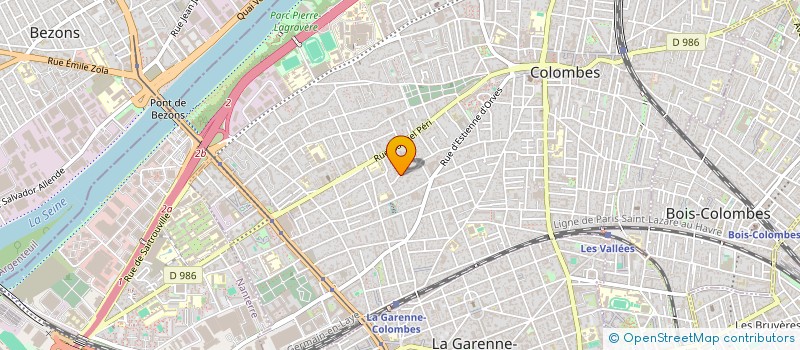 localisation de l'entreprise MADAME ELLA MENCHINSKAYA à COLOMBES