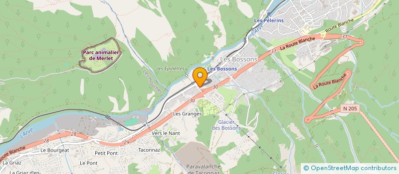 localisation de l'entreprise MADAME ELLA MORACCHIOLI  CHAMONIX-MONT-BLANC