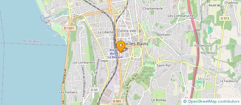 localisation de l'entreprise MADAME ELLA PEILHON  AIX-LES-BAINS