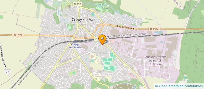 localisation de l'entreprise MADAME ELLA YILDIRIM  CREPY-EN-VALOIS