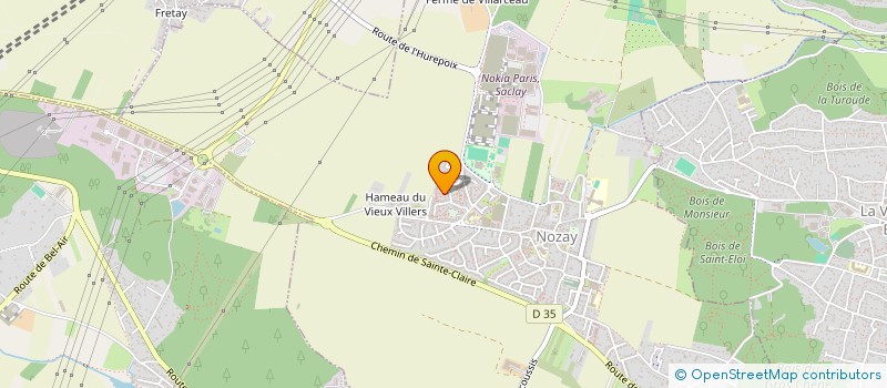 localisation de l'entreprise MADAME ELLAURYNE MORIC  NOZAY