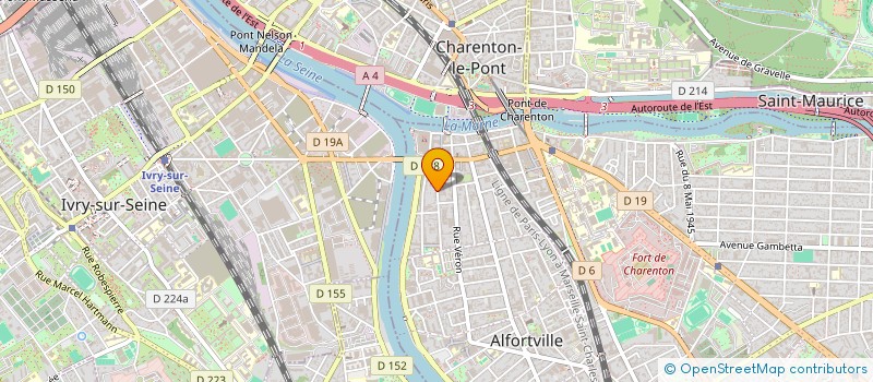 localisation de l'entreprise MADAME ELLEN BARBOSA DA SILVA à ALFORTVILLE