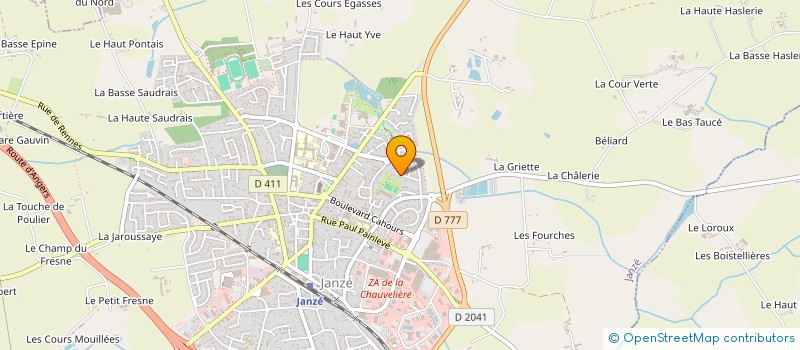 localisation de l'entreprise MADAME ELLEN BEAUPIN  JANZE