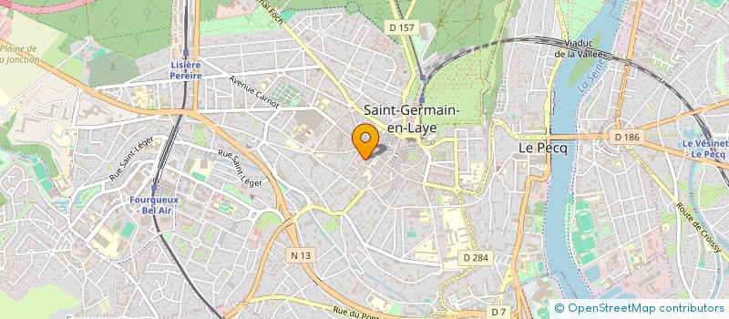 localisation de l'entreprise MADAME ELLEN COLLINS  SAINT-GERMAIN-EN-LAYE