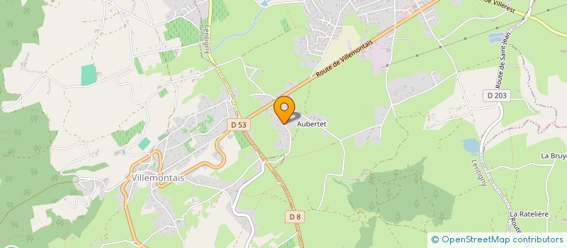 localisation de l'entreprise MADAME ELLEN JESBERA  LENTIGNY