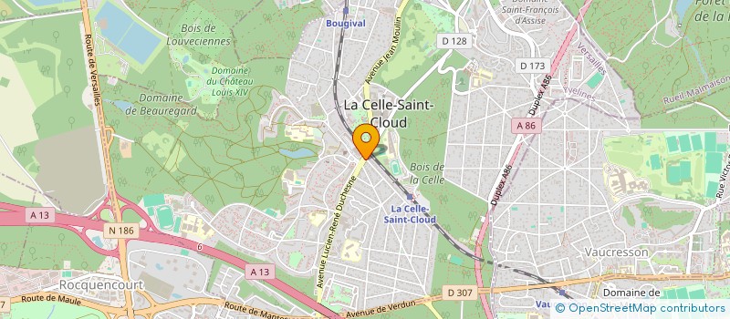 localisation de l'entreprise MADAME ELLEN MYRA RANAIVOSOA  LA CELLE-SAINT-CLOUD