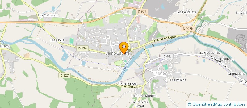 localisation de l'entreprise MADAME ELLEN REID à SAINT-GAULTIER