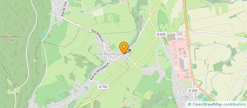 localisation de l'entreprise MADAME ELLEN SCHEFFLER  THAL-MARMOUTIER