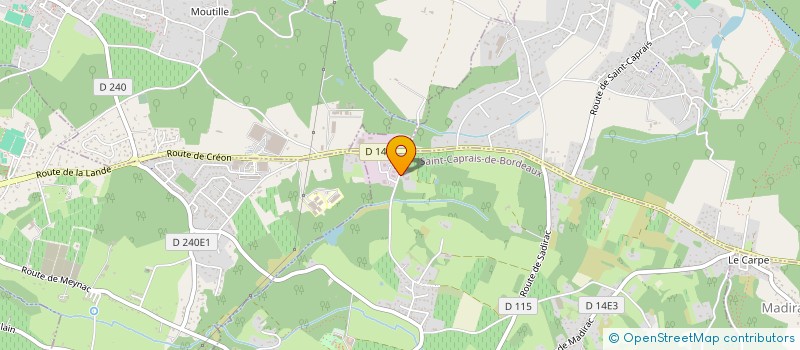 localisation de l'entreprise MADAME ELLEN SEIDEL  SAINT-CAPRAIS-DE-BORDEAUX