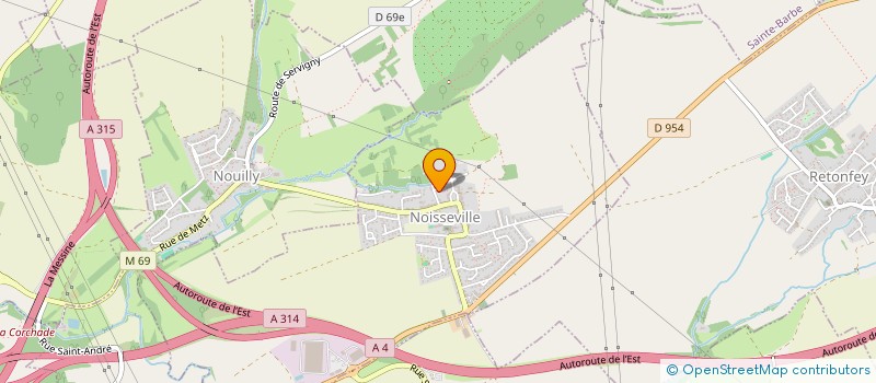 localisation de l'entreprise MADAME ELLEN SKRZYNSKI  NOISSEVILLE