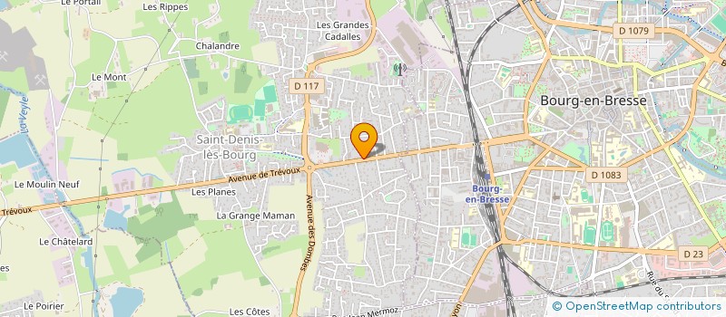 localisation de l'entreprise MADAME ELLEN THOMAS à SAINT-DENIS-LES-BOURG