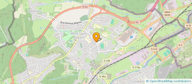 localisation de l'entreprise MADAME ELLIA BOUCHENTOUF  MONT-SAINT-MARTIN