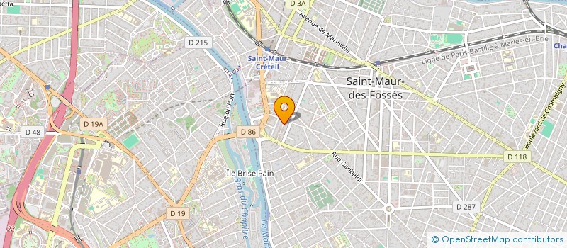 localisation de l'entreprise MADAME ELLIS ROSA à SAINT-MAUR-DES-FOSSES