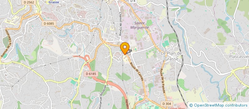 localisation de l'entreprise MADAME ELLO OTCHOUMOU  PEGOMAS