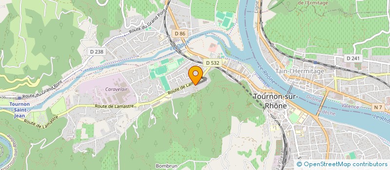 localisation de l'entreprise MADAME ELLORA DEVEYT à TOURNON-SUR-RHONE