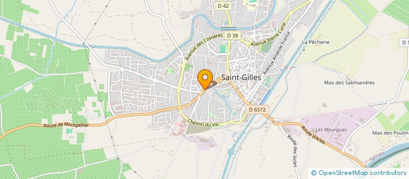 localisation de l'entreprise MADAME ELLYN MAILLEFAUD  SAINT-GILLES