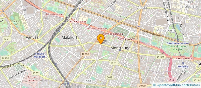 localisation de l'entreprise MADAME ELMA EL KHOURI  MONTROUGE