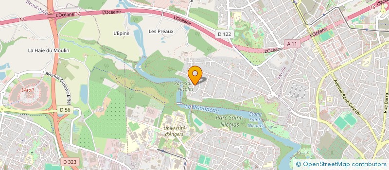 localisation de l'entreprise MADAME ELMA GUILLEUX  AVRILLE