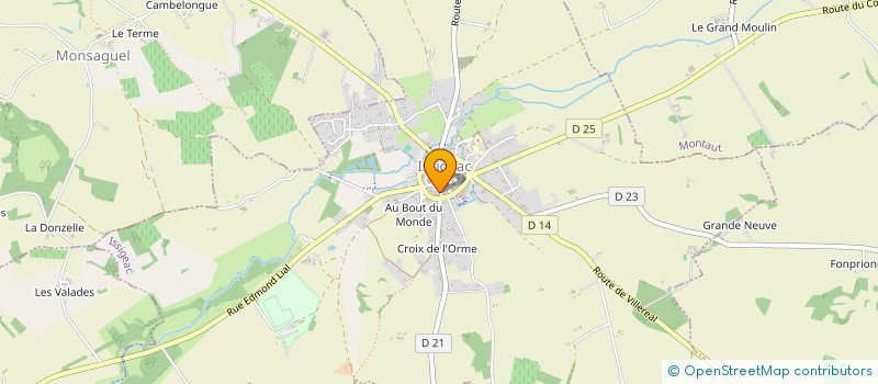 localisation de l'entreprise MADAME ELMA LAPORTE à ISSIGEAC