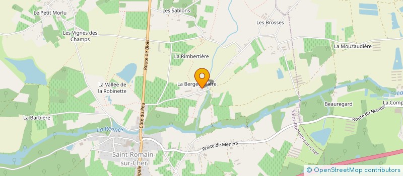 localisation de l'entreprise MADAME ELMA SANCHEZ à SAINT-ROMAIN-SUR-CHER