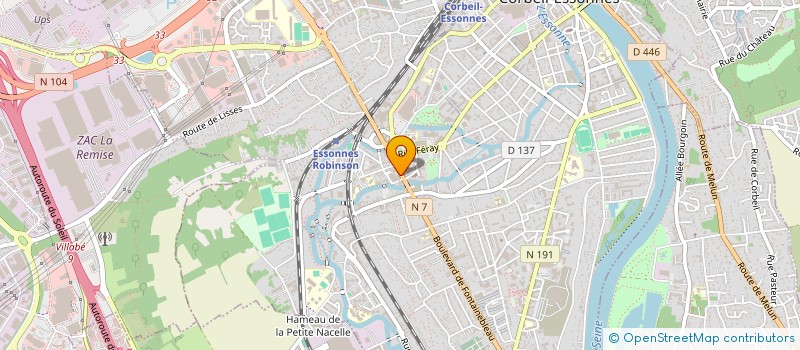 localisation de l'entreprise MADAME ELMAS AVCI à CORBEIL ESSONNES