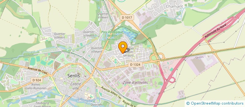 localisation de l'entreprise MADAME ELMAS GENC  SENLIS