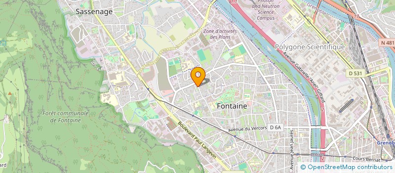 localisation de l'entreprise MADAME ELMIRA YAZDANFAR  FONTAINE