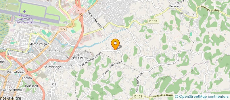 localisation de l'entreprise MADAME ELMISE DELICE à LES ABYMES