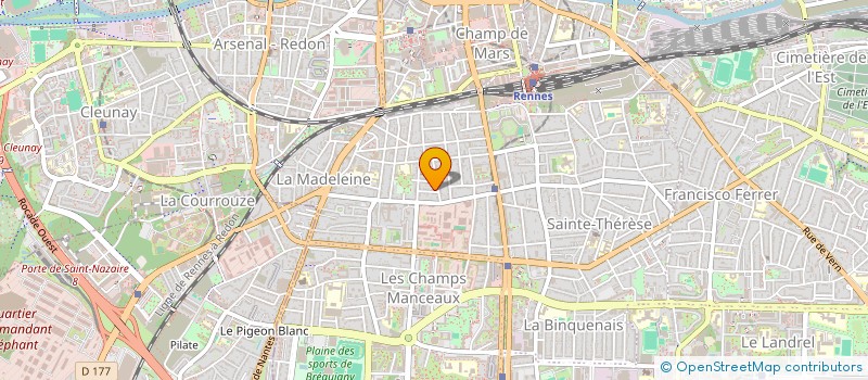 localisation de l'entreprise MADAME ELO SE SCOUARNEC  RENNES