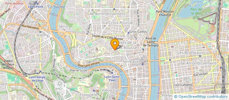 localisation de l'entreprise MADAME ELODE PEUROIS à LYON