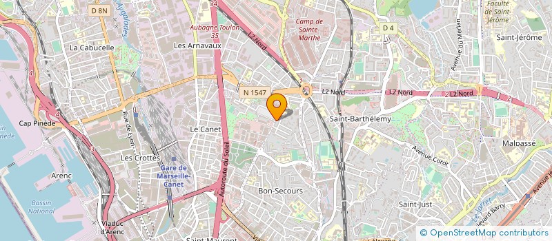 localisation de l'entreprise MADAME ELODI COHEN à MARSEILLE
