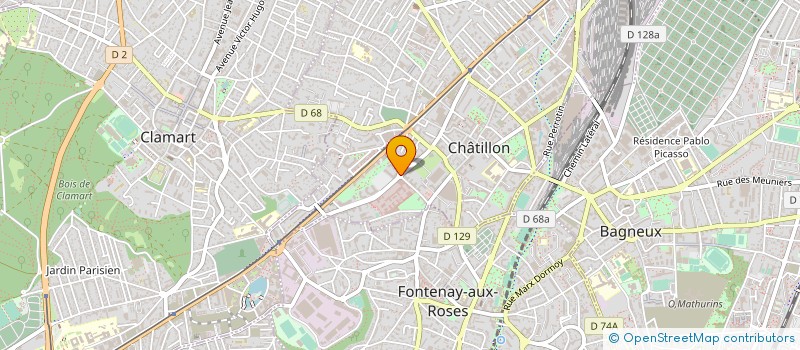 localisation de l'entreprise MADAME ELODIA MOTTOT  CHATILLON