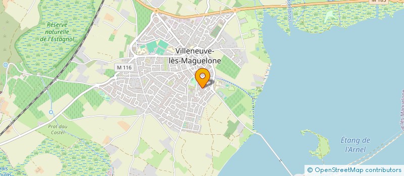 localisation de l'entreprise MADAME ELODIE ABAD  VILLENEUVE-LES-MAGUELONE